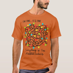 Att ersätta lärarinnan - allt är Bra Kristus T Shirt