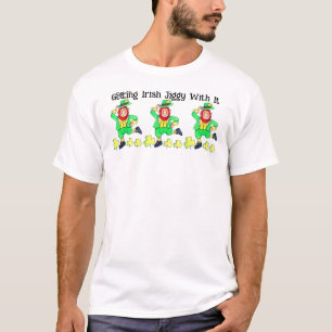 Att få irländsk jiggy med det till St. Patrick's D T Shirt
