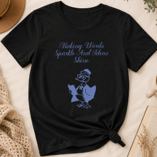 Att Få Ord att Glänsa & Idéer att Lysa Engelsklära T Shirt