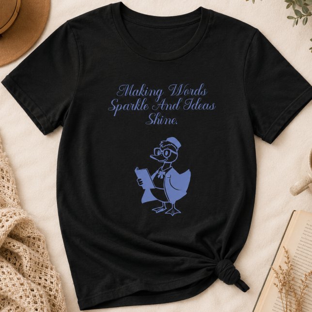 Att Få Ord att Glänsa & Idéer att Lysa Engelsklära T Shirt (Skapare uppladdad)