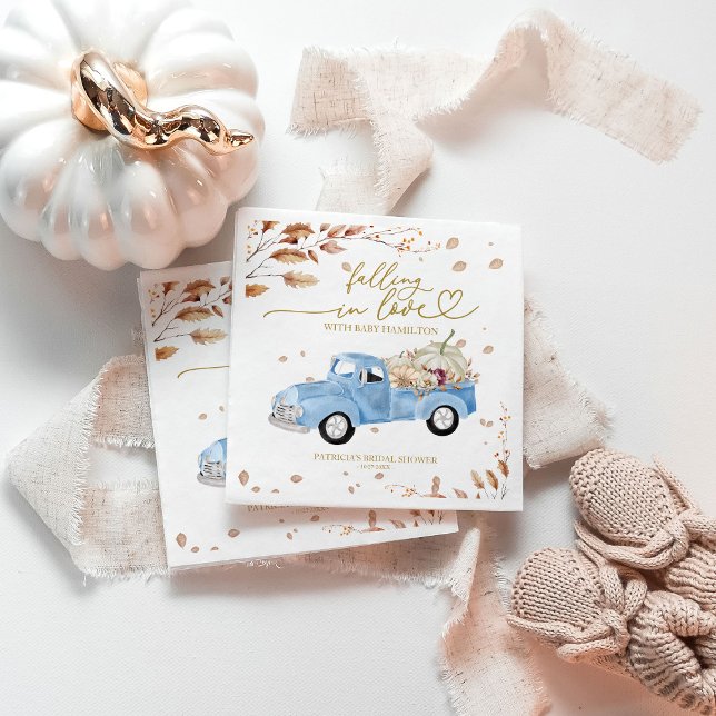 Att Falla I Förälskelse Pojke Baby Shower Pappersservett (Skapare uppladdad)