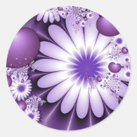 Att falla i kärlek Abstrakt blommor & hjärtan frak