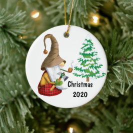 Att fälla vår julgran julgransprydnad keramik