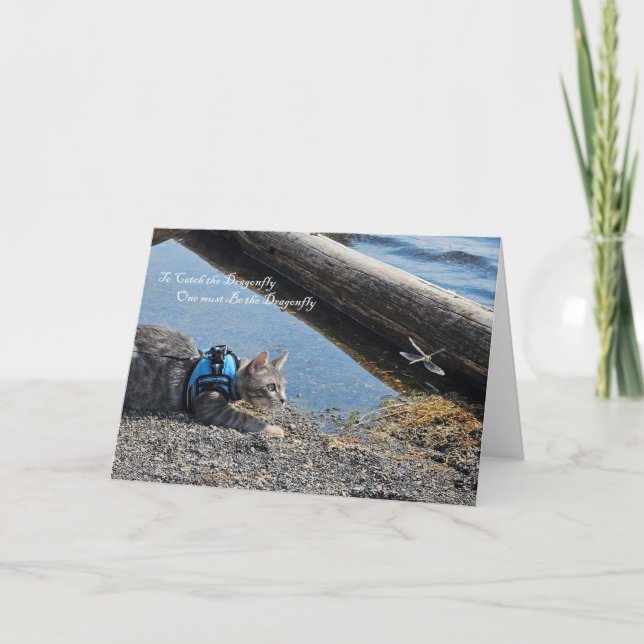 Att fånga drakflyget, notecard meddelande (Framsida)