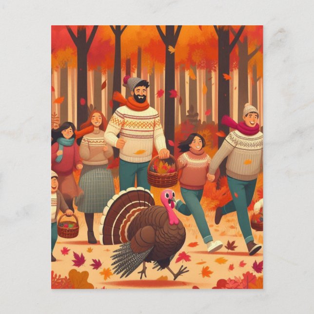 Att fånga en kalkon (Baksida)