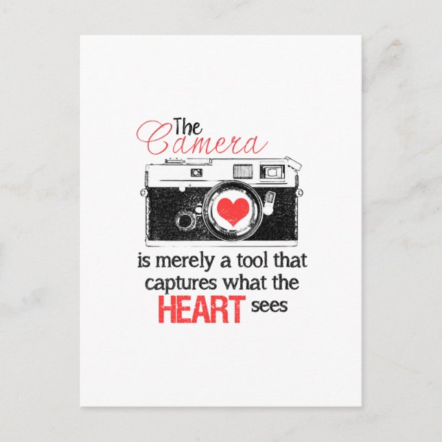 Att fånga hjärtat vykort (Framsida)