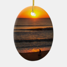 Att finna frid julgransprydnad keramik