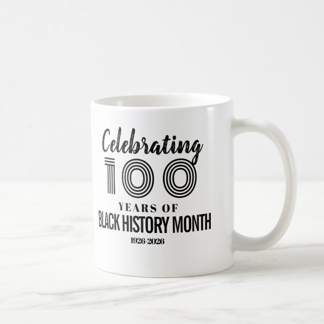 Att fira 100 år av svarta historiemånaden kaffemugg (Höger)