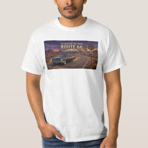 Att fira 100 år: Route 66 T Shirt