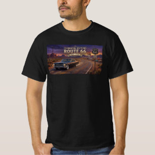 Att fira 100 år: Route 66 T Shirt