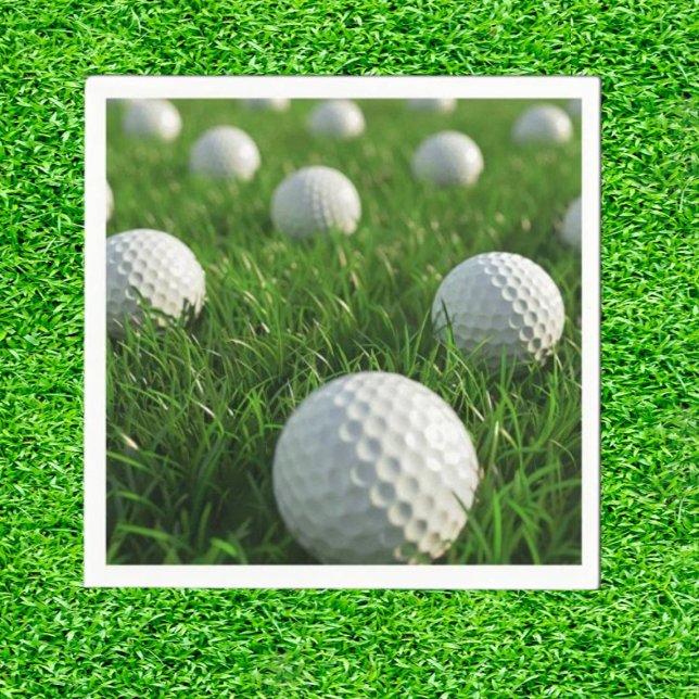 Att fira en Golfer's Dream Birthday Pappersservett (Tee Off in Style: Celebrate Every Swing!)