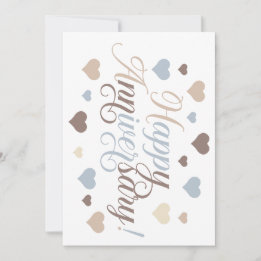 Att fira kärlek: Grattis på årsdagen Inbjudningar