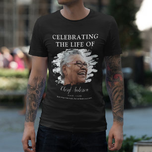 Att fira livet Foto Memorial T-Shirt