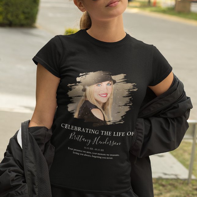 Att fira livet | Foto Memorial T-Shirt (Skapare uppladdad)