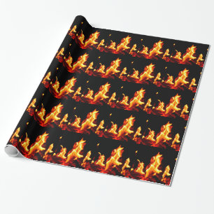 Att flamma flammar presentpapper
