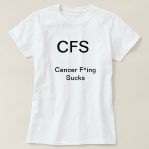 Att flippa ur för cancer suger t-shirt