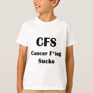 Att flippa ur för cancer suger t-shirt