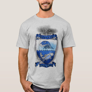 Att flöda bevattnar bekymrade grå färg skolar t shirt