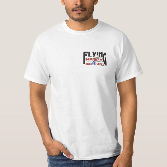 att flyga apapuben och grillar tee shirt (Framsida)
