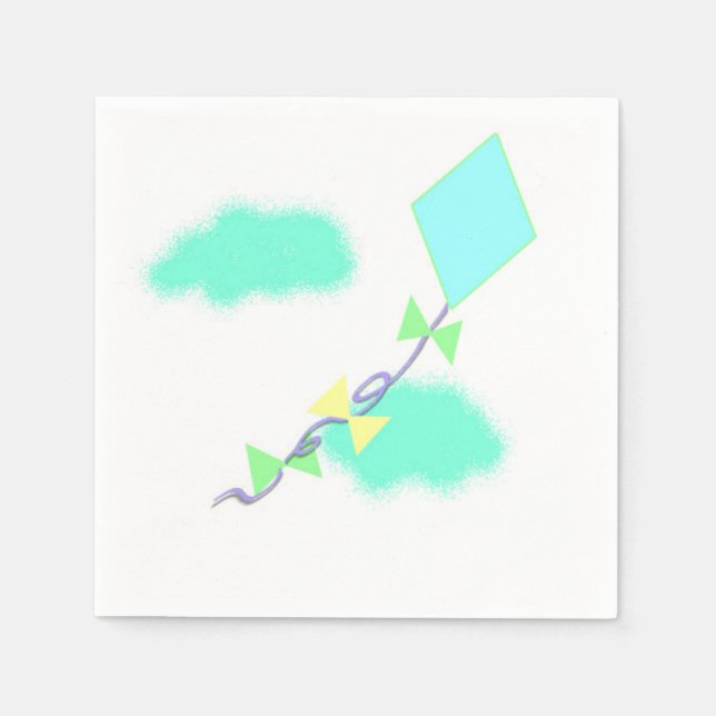 Att flyga en Kite Pappersservett (Framsidan)