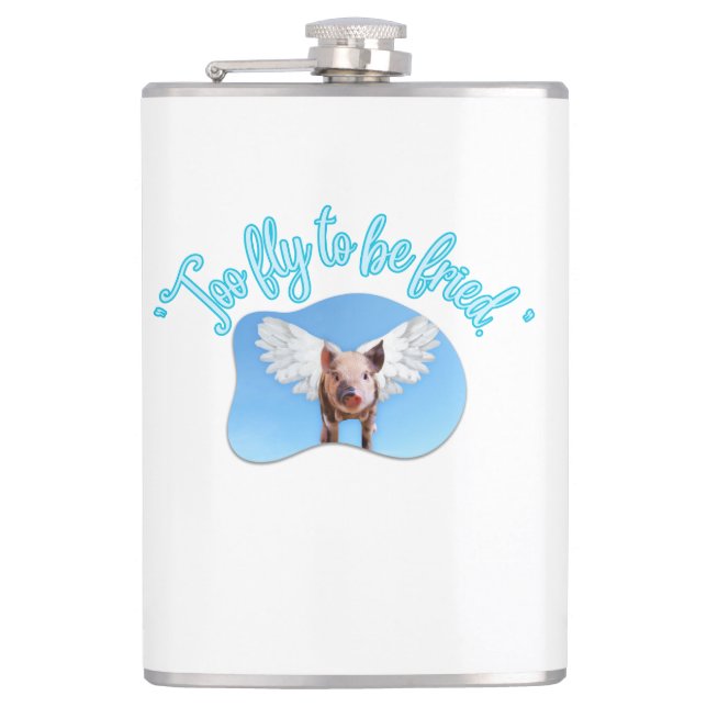 Att flyga för att vara vän fickplunta (Framsidan)