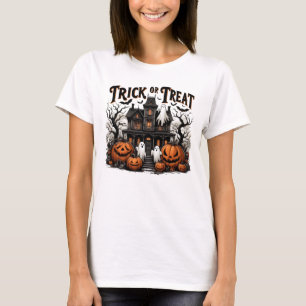 Att flyga natten med spöken och pumpor! t shirt