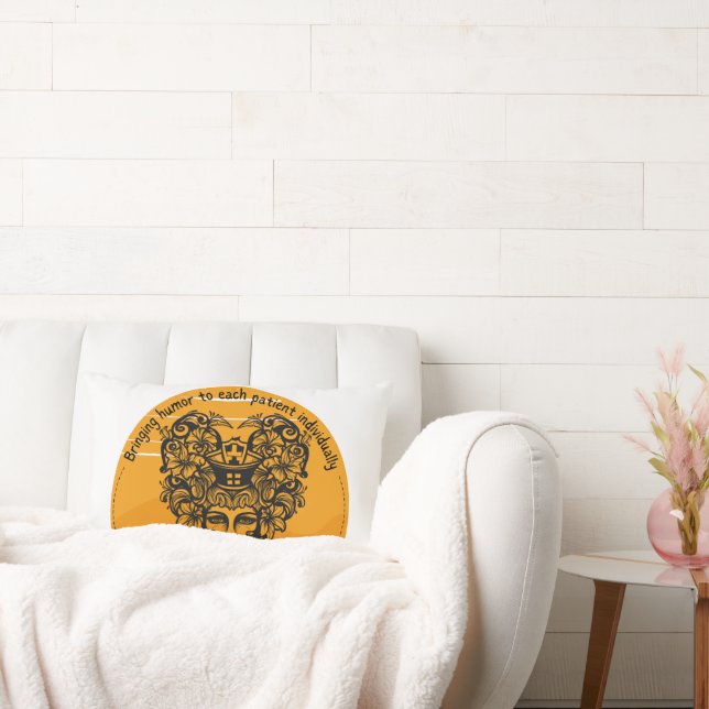 Att föra humor till varje enskild patient lumbarkudde (Soffa)