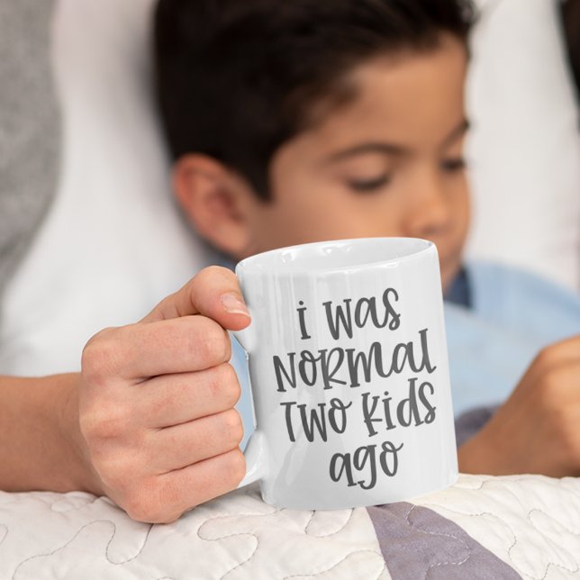 Att föräldra humor lustigt... Jag var normal för t Kaffemugg (Skapare uppladdad)