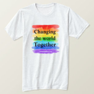 Att förändra världen tillsammans med T-shirt