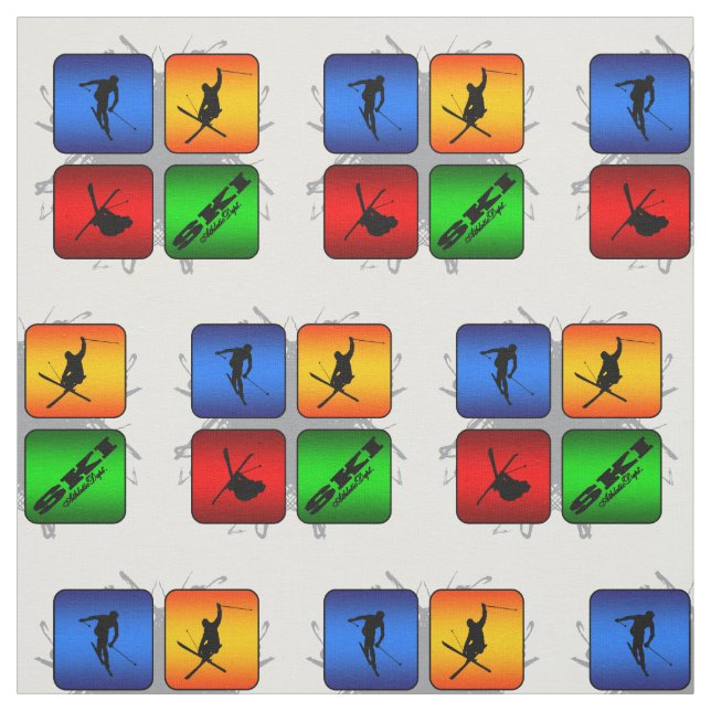 Att förbluffa skidar stads- stil tyg (Provkarta)