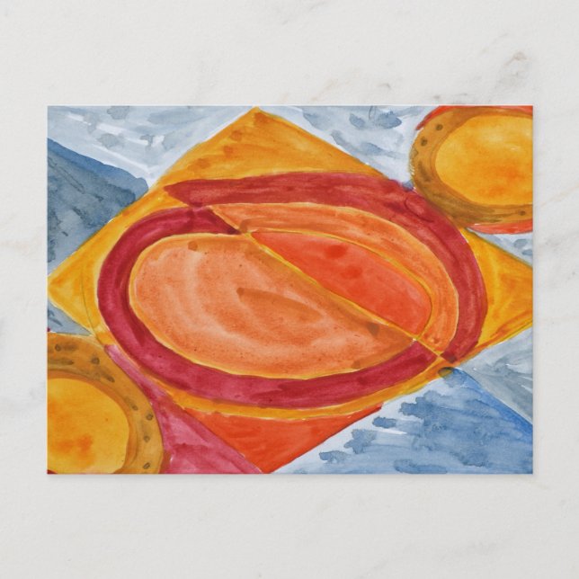 Att föreställa sig Sol på en regndag Vykort (Framsida)