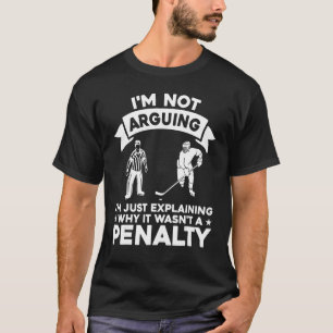 Att förklara varför det var en ishockey-straffremi t shirt