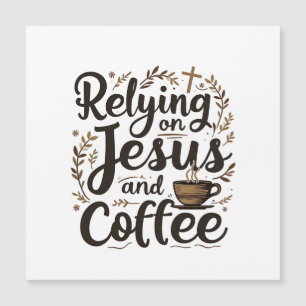 Att förlita sig på Jesus och kaffekoffein Älskare