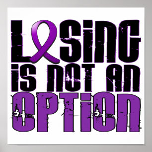 Att förlora är inte en alternativFibromyalgia Poster