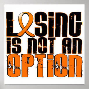 Att förlora är inte en alternativLeukemia Poster