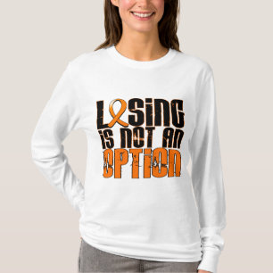 Att förlora är inte en alternativnjurecancer t-shirt