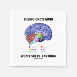 Att förlora sitt sinne kommer inte att lösa något  pappersservett