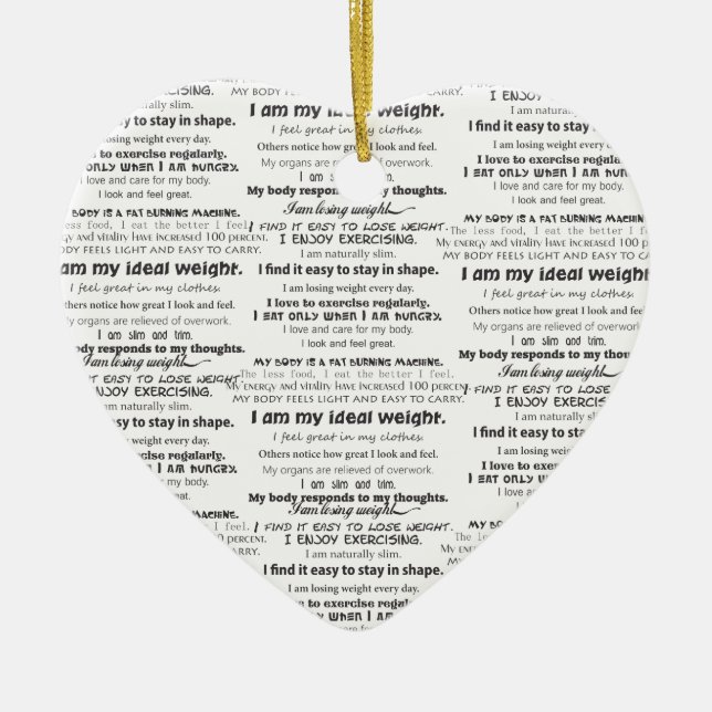 Att förlora väger bakgrund julgransprydnad keramik (Framsidan)