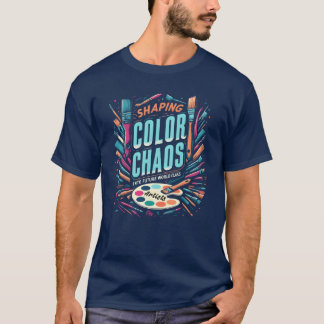 Att forma färgkaos till framtida världsartist t shirt