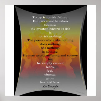 Att försöka är att riskera misslyckande poster