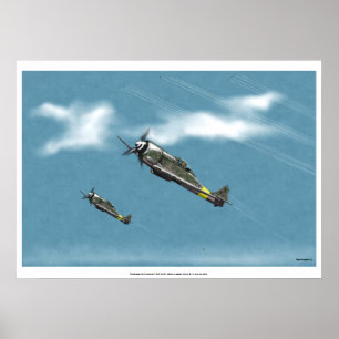 Att försvara Reich Fw190 Power Klib Poster