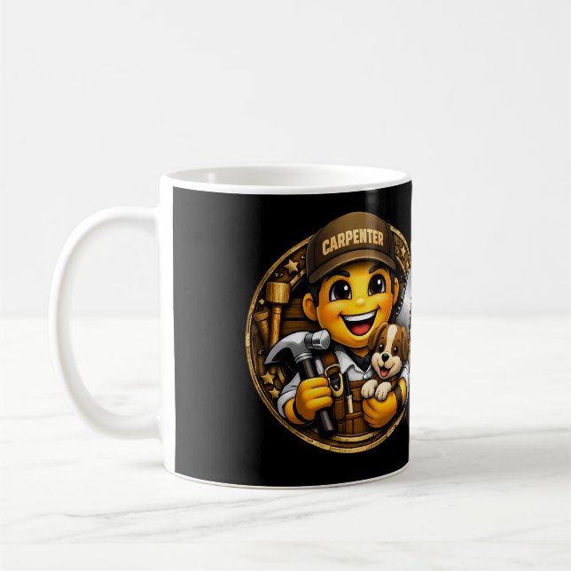 Att förverkliga drömmar i trä: Professionell snick Kaffemugg (Vänster)
