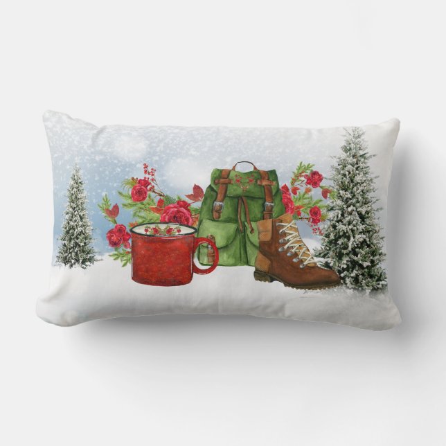 Att fotvandra kudder lumbarkudde (Framsida)