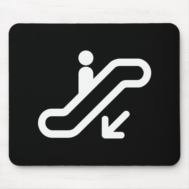 Att gå besegrar pictogramen Mousepad Musmatta (Framsidan)