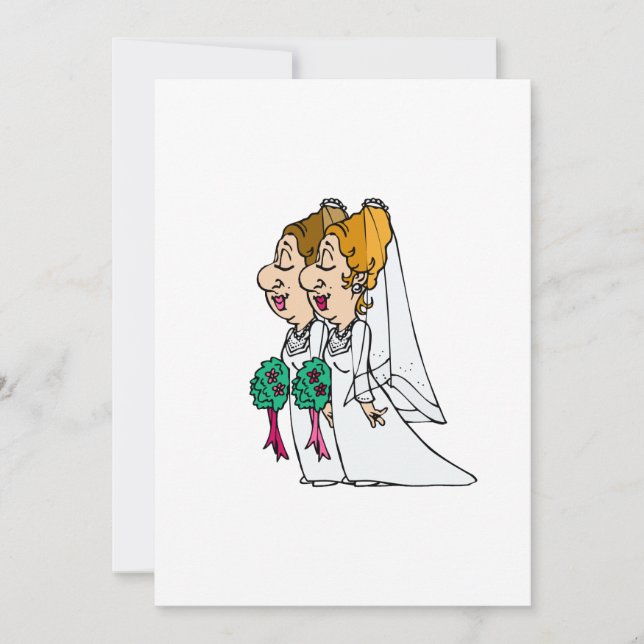 Att gå för brudar besegrar gången inbjudningar (Framsida)