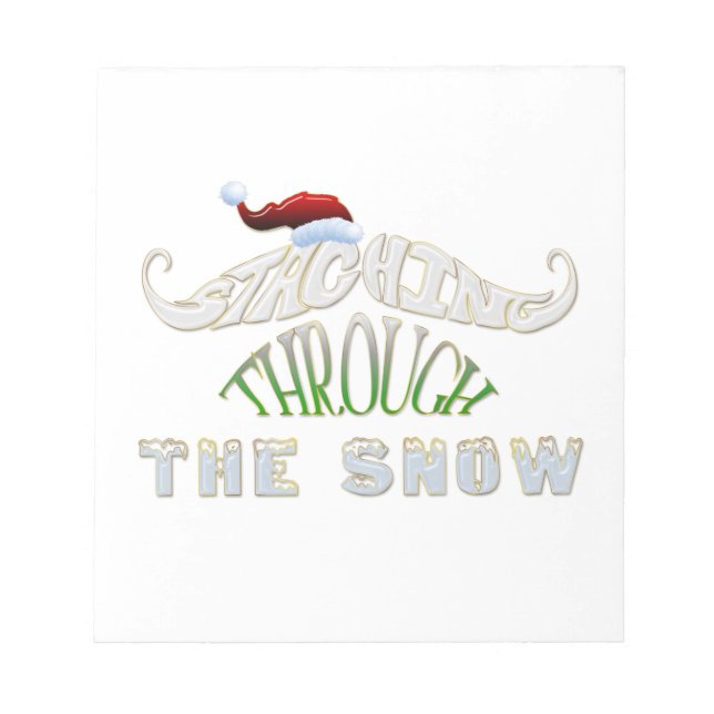 Att gå genom Snö Anteckningsblock (Framsida)