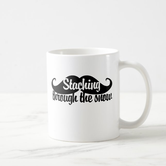 Att gå genom Snö Kaffemugg (Höger)