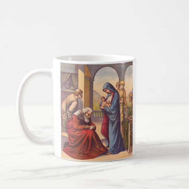 Att ge barnet John ett namn Kaffemugg (Vänster)