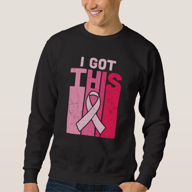 Att ge Har till denna bröstcancervårdare överlevan Lång Ärmad Tröja (Framsida)