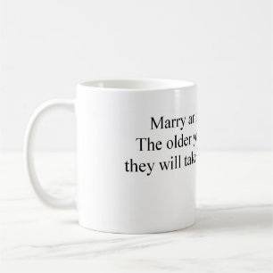Att gifta sig en arkeolog kaffemugg